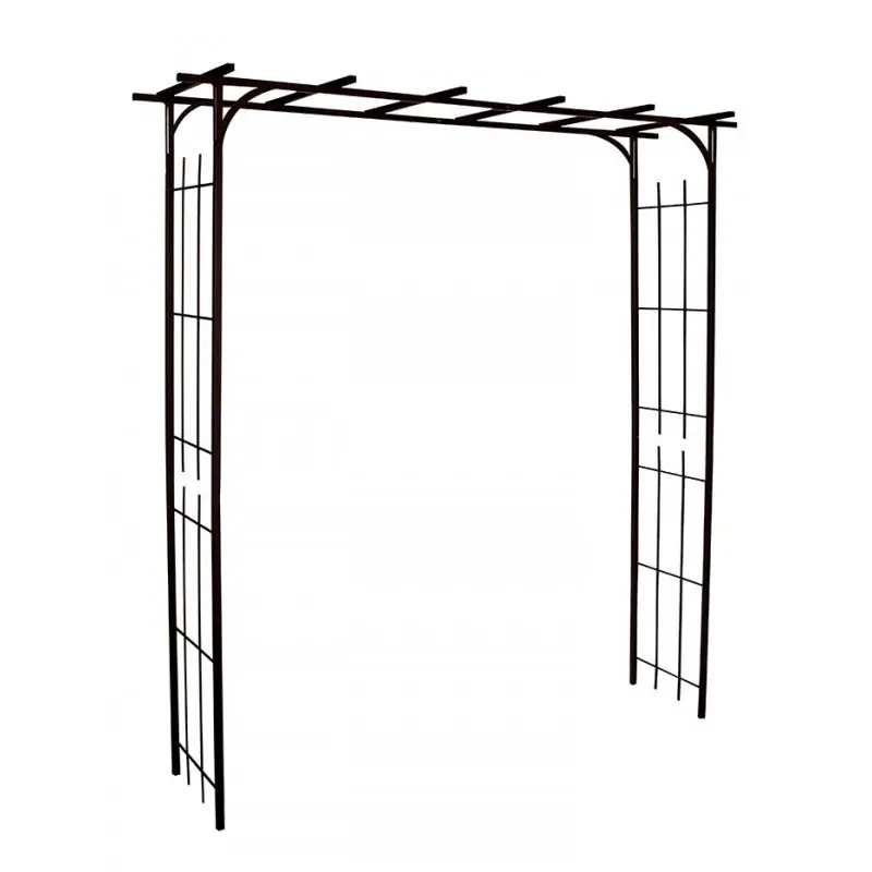 Réduction Pergola en Fer Vieilli 1,98 m – décoration et Durabilité pour Votre Jardin