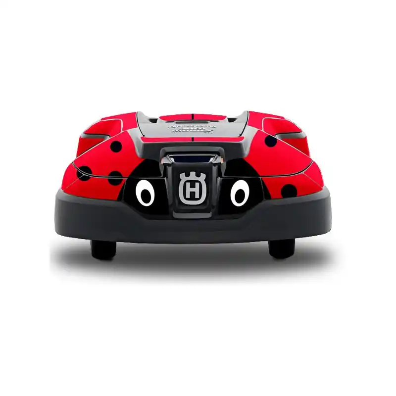 Stickers robot tondeuse Automower Husqvarna Coccinelle Offre Limitée