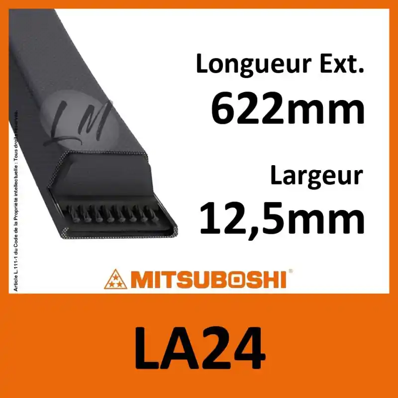 Achat Immédiat Courroie Mitsuboshi LA24
