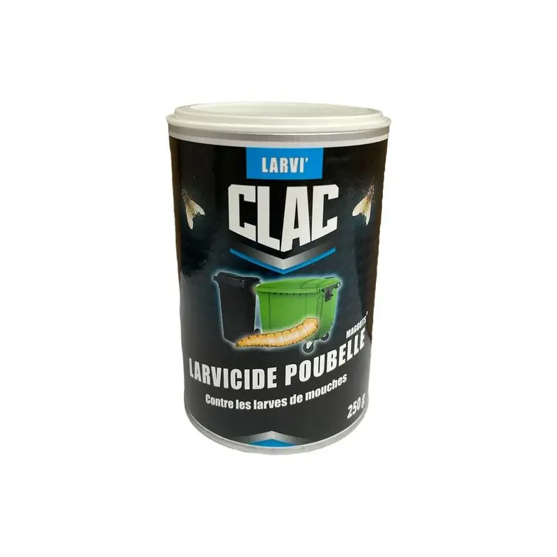 /Larvicide mouches poubelles 250g - solution anti-mouches pour déchets Commander Vite
