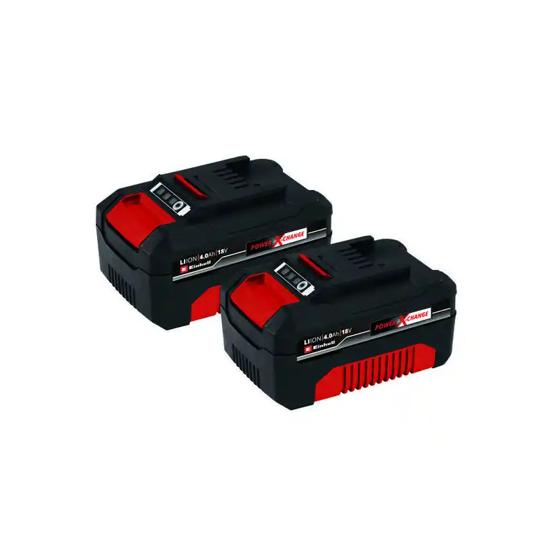 Offre Limitée Twinpack 18V 2x4,0Ah Power X-Change - Batteries Rechargeables Performantes