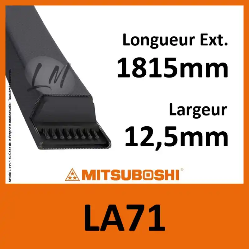 Usine Directe Courroie Mitsuboshi LA71