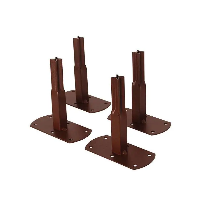 Pack 4 Pieds Carrés à Visser en Fer – Solution Pratique pour Mobilier Expédition Rapide