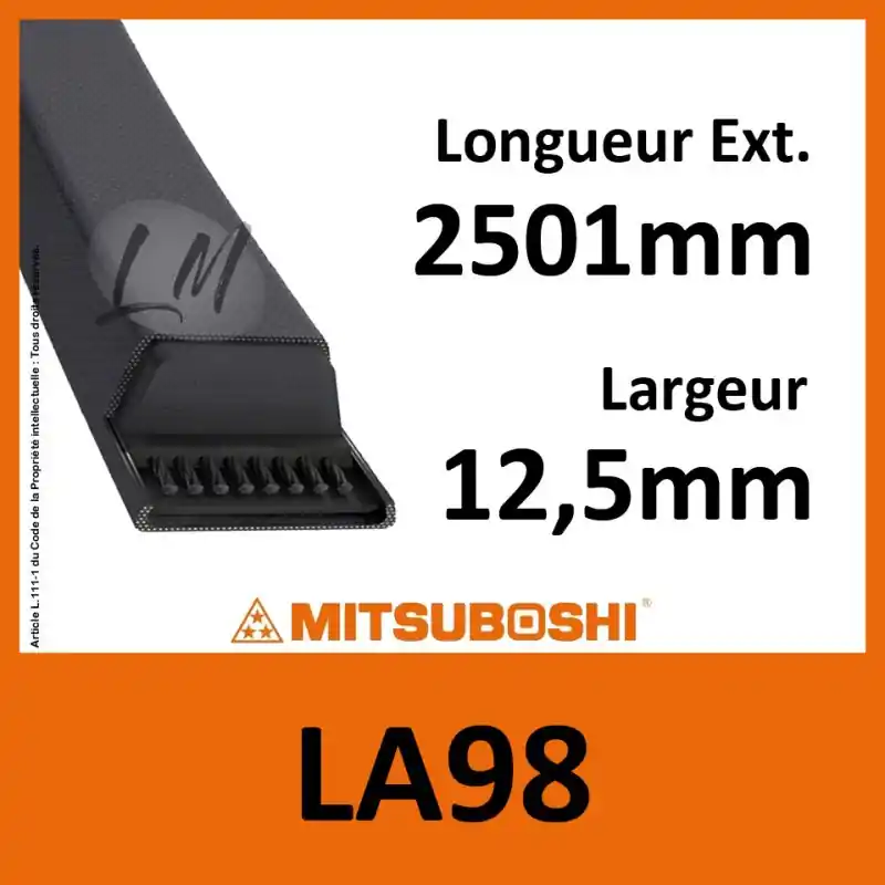 Courroie Mitsuboshi LA98 Offre Du Jour
