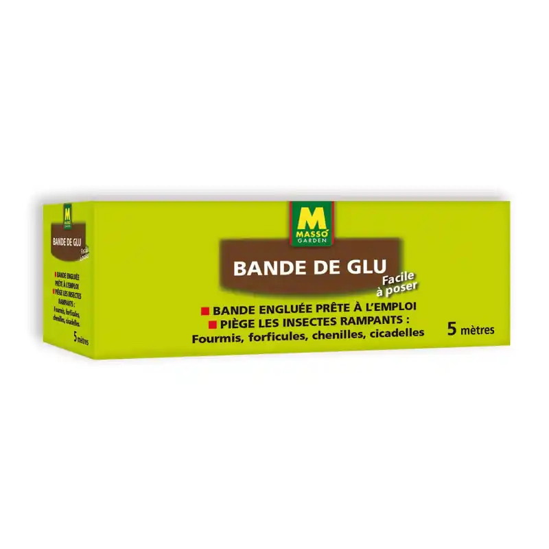 Réduction Bande de Glu 5 m Masso Garden - Piège Efficace contre Insectes et Parasites