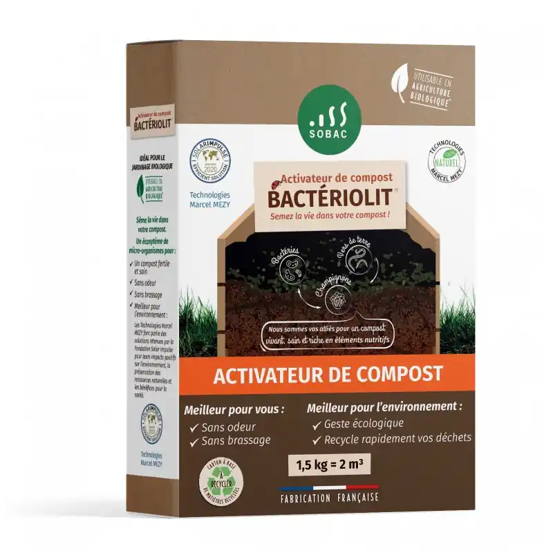 Meilleur Prix Bacteriolit activateur de compost 1,5 kg – fertilisant naturel pour engrais écologique