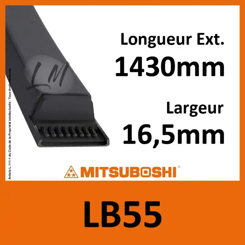Achetez Aujourd&rsquo;hui Courroie Mitsuboshi LB55