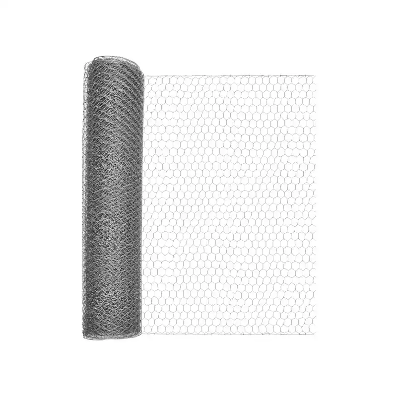 Réduction Maille hexagonale galvanisée 13mm - 0,5x10m idéale pour clôtures et projets extérieurs