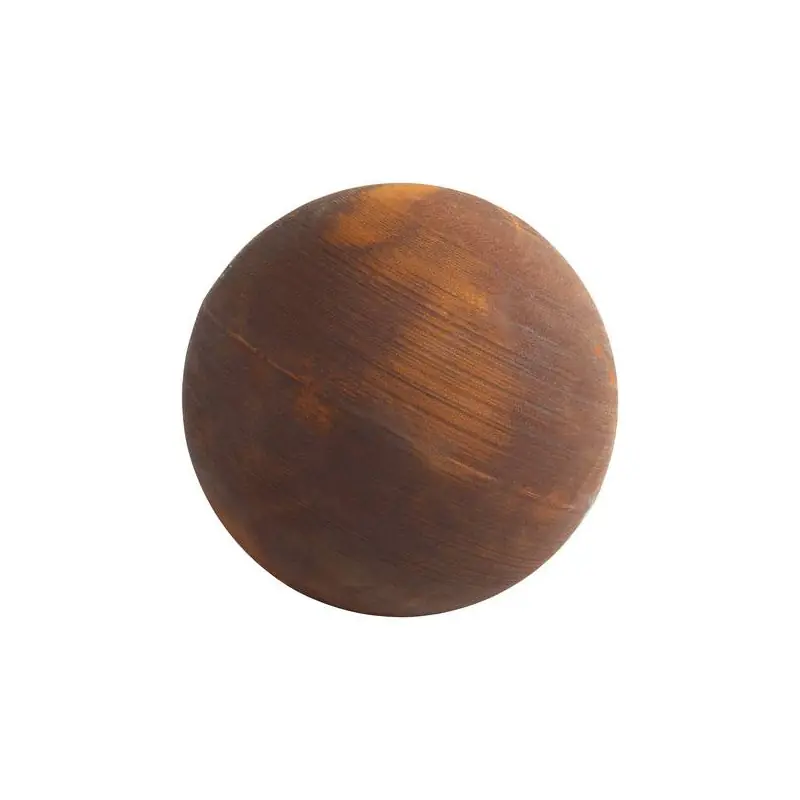 Sphère Pleine Métal Rouille 50cm – Décoration Unique et Élégante Prix Cassé