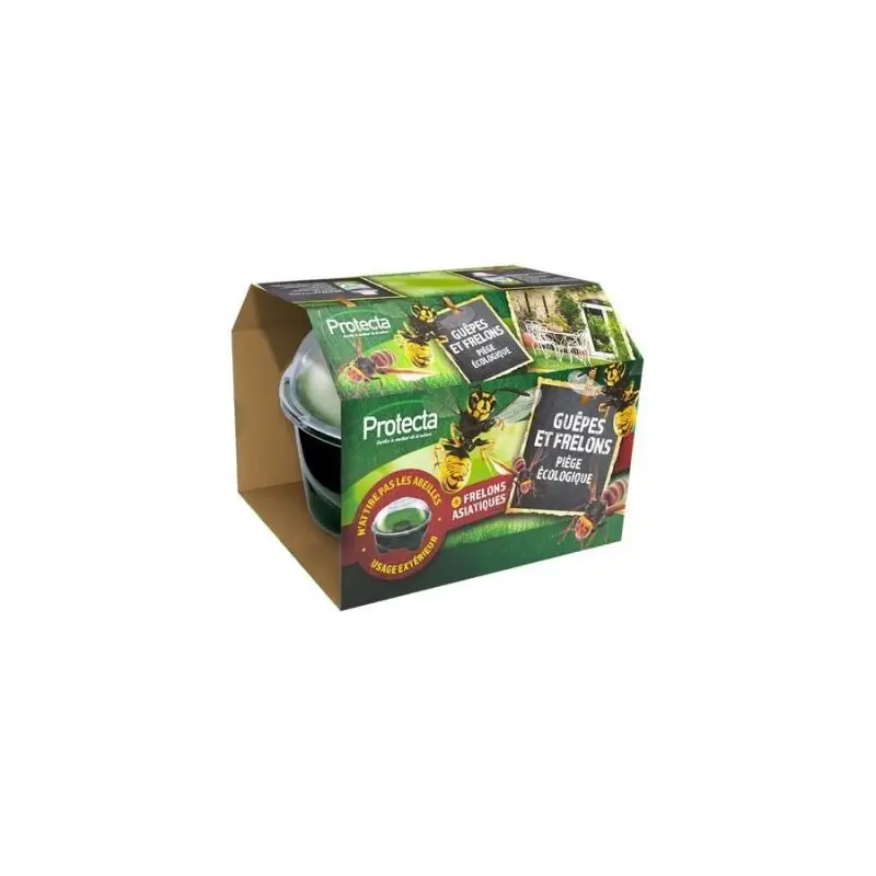Piège à guêpes et frelons bicolore 2,4l efficace et pratique Prix Cassé