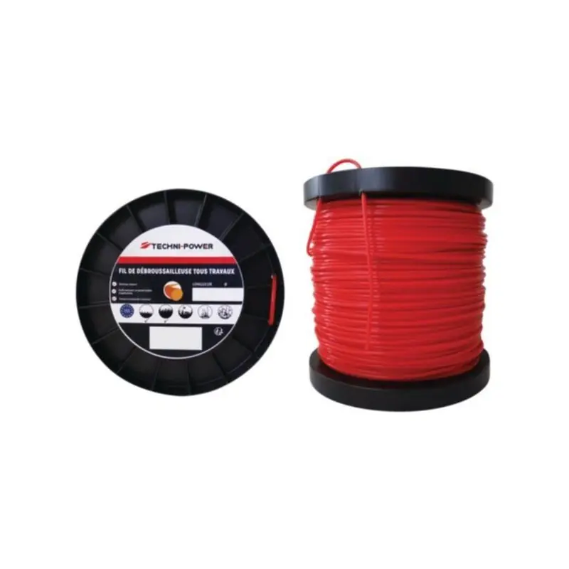 Fil Rond Ø3Mm 112M Pour Coupe-Bordures Commande En Gros