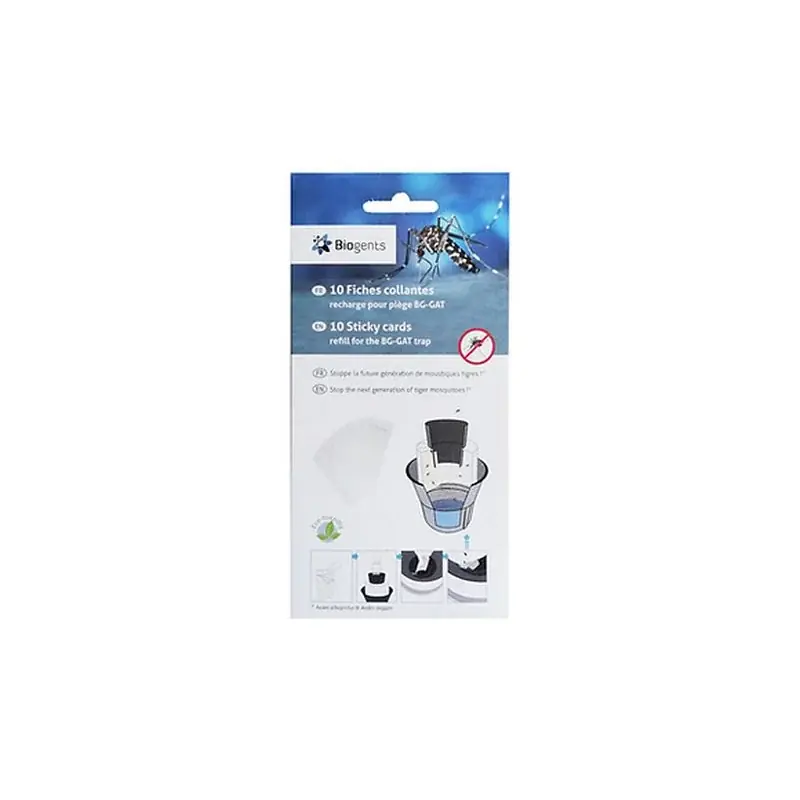 Meilleur Prix Recharge Biogents BG-GAT - Cartes Collantes X10 pour Piégeage Efficace