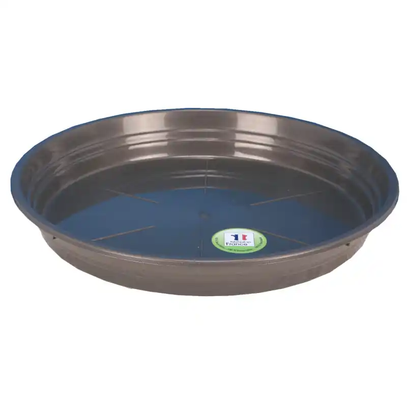 Soucoupe D29 Gris Pailleté - Riviera, Élégant pour Plantes Prix Choc