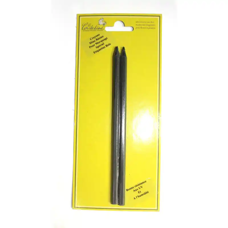 Crayon graphique spécial étiquette bois gris - 2 unités Offre Limitée
