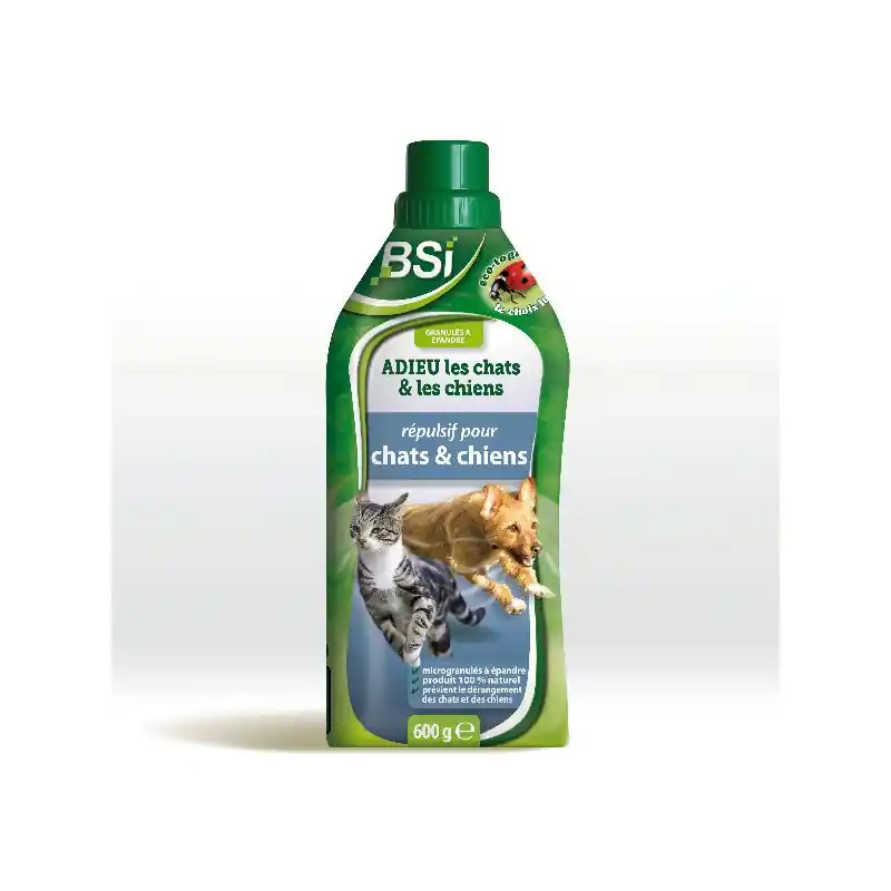 Achetez Aujourd&rsquo;hui Adieu Chats & Chiens – Granules Répulsifs Naturels Efficaces pour Jardin et Intérieur BSI
