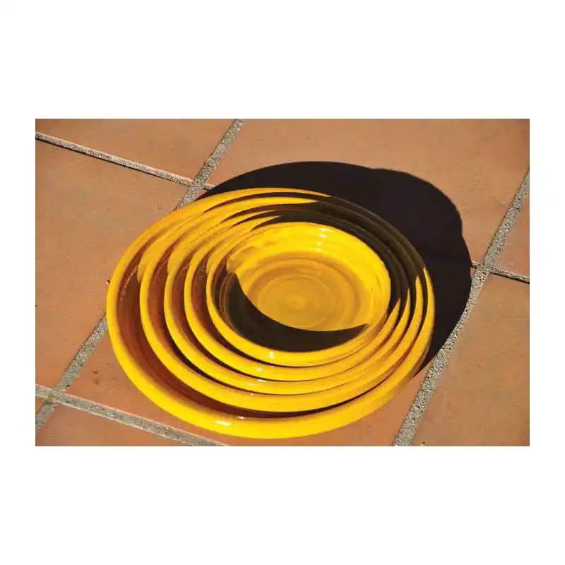 Vente Directe Soucoupe ibiza sunshine d23, poterie d‘albi, fait en france