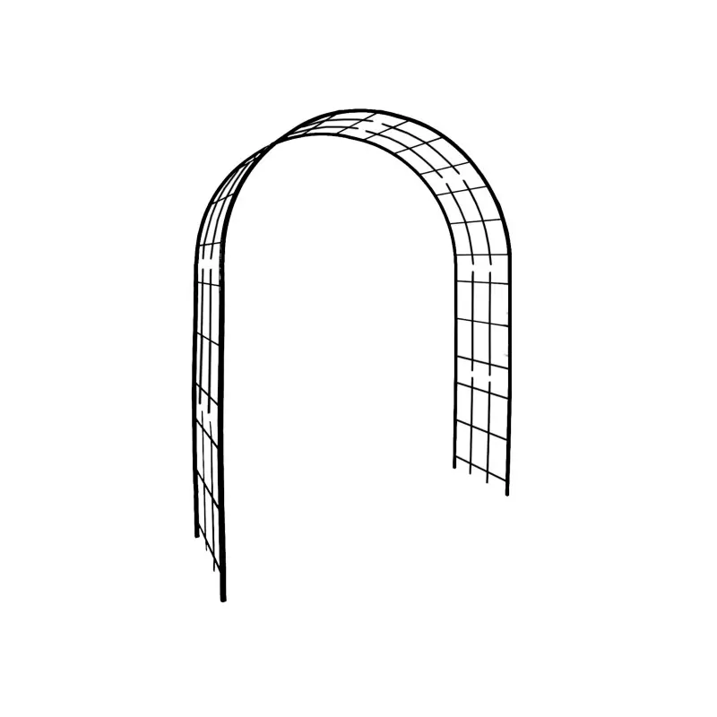 Offre Exclusive Arche Treillage Tube Carré 20 Anthracite – Support Élégant pour Plantes et Grimpantes