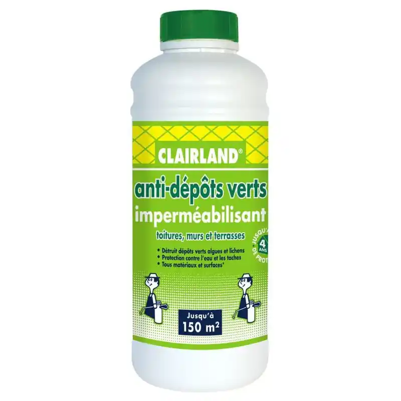 Réduction Anti-Dépôts Verts Imperméabilisant 1L - Protection Durable et Efficace