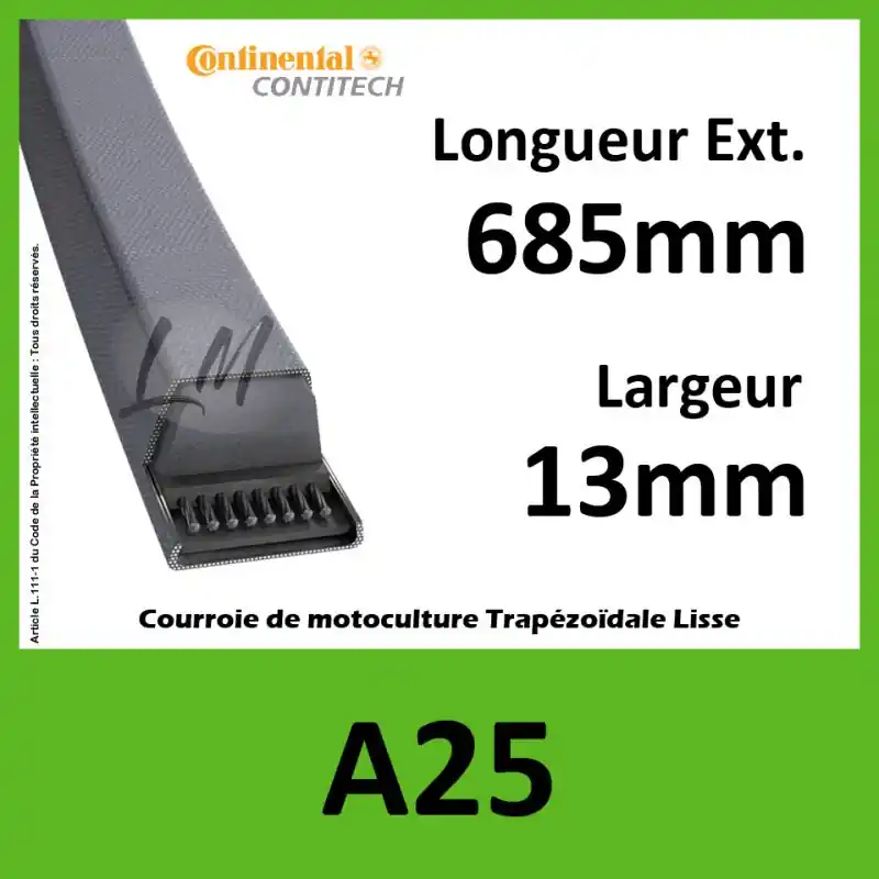 Super Prix Courroie A25 Continental