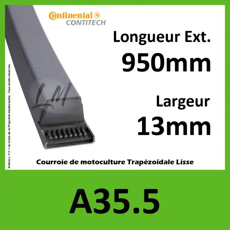 Solde Courroie A35.5 Continental