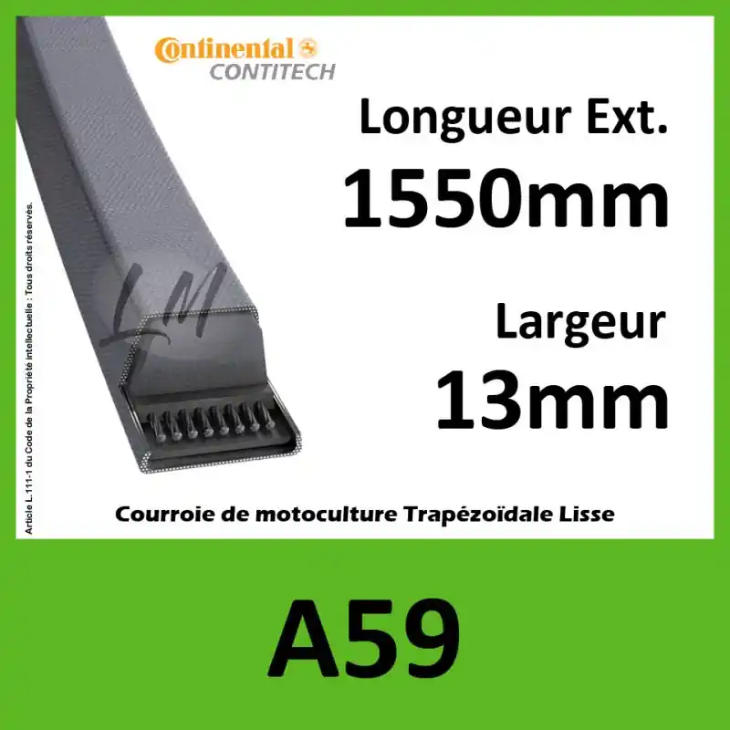 Usine Directe Courroie A59 Continental