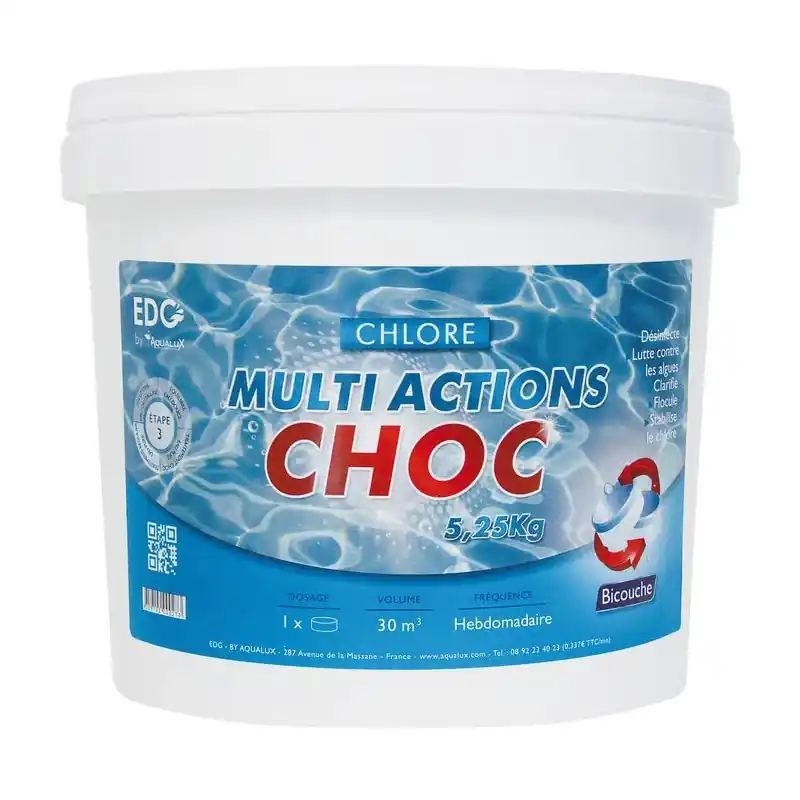 CHLORE MULTIPLUS GAL 5.25KG Quantité Limitée
