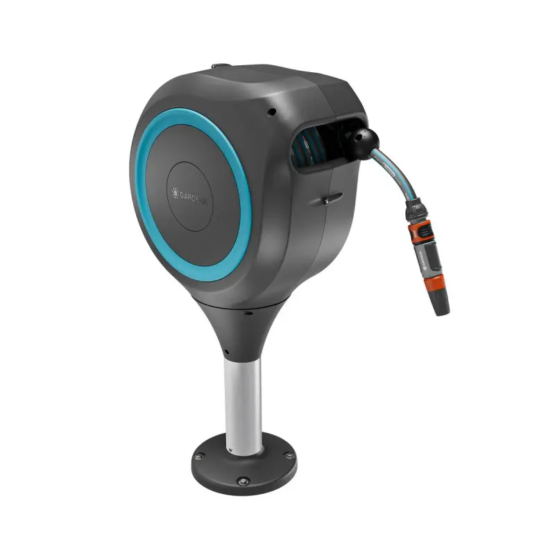 Prix Bas Dévidoir automatique terrasse Rollup 20 m - Pratique et Compact pour un rangement facile