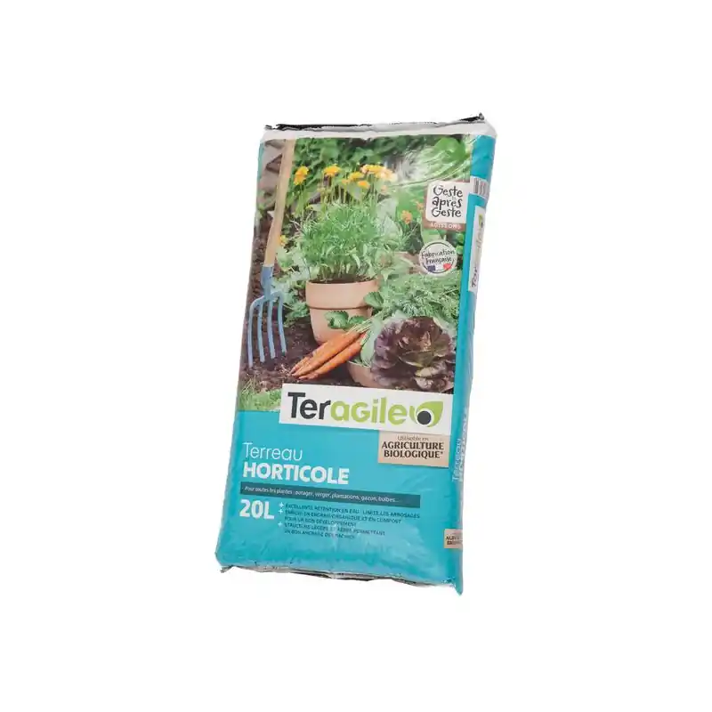 Expédié Aujourd&rsquo;hui Terreau Horticole BIO 20L – Engrais Naturel pour Plantes et Fleurs