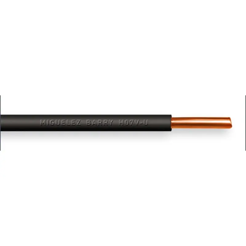 CÂBLE HO7V-U 1x1.5 NOIR 10M - MIGUELEZ Expédition Rapide