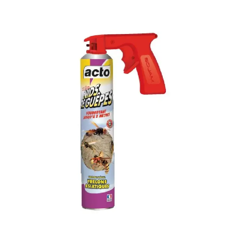 Aérosol anti-nids de guêpes et frelons - portée 8 m, 750 ml - élimination efficace Offre Exclusive