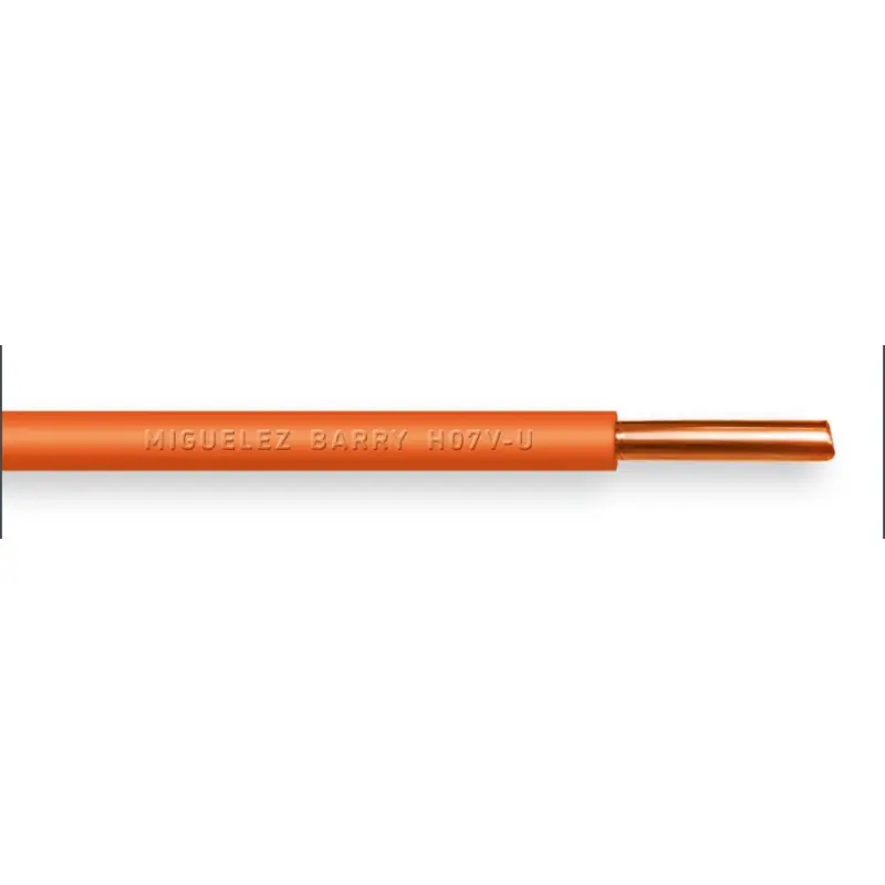 CÂBLE HO7V-U 1×1.5 ORANGE 100M – MIGUELEZ Affaire À Saisir