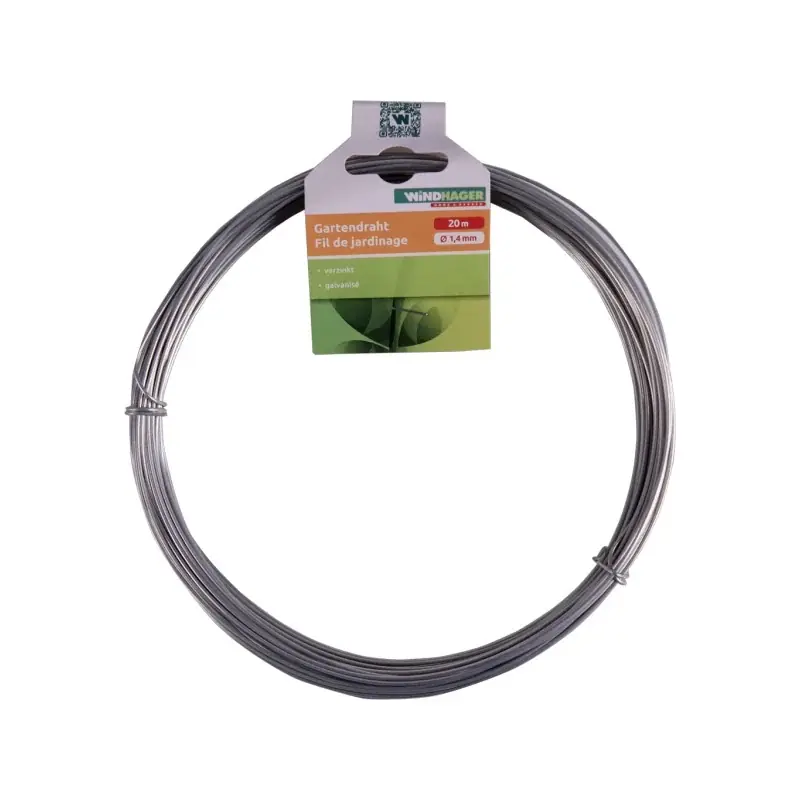 Offre Du Jour Bobine de fil fer galvanisé d1,4mm 20m pour bricolage et maintenance