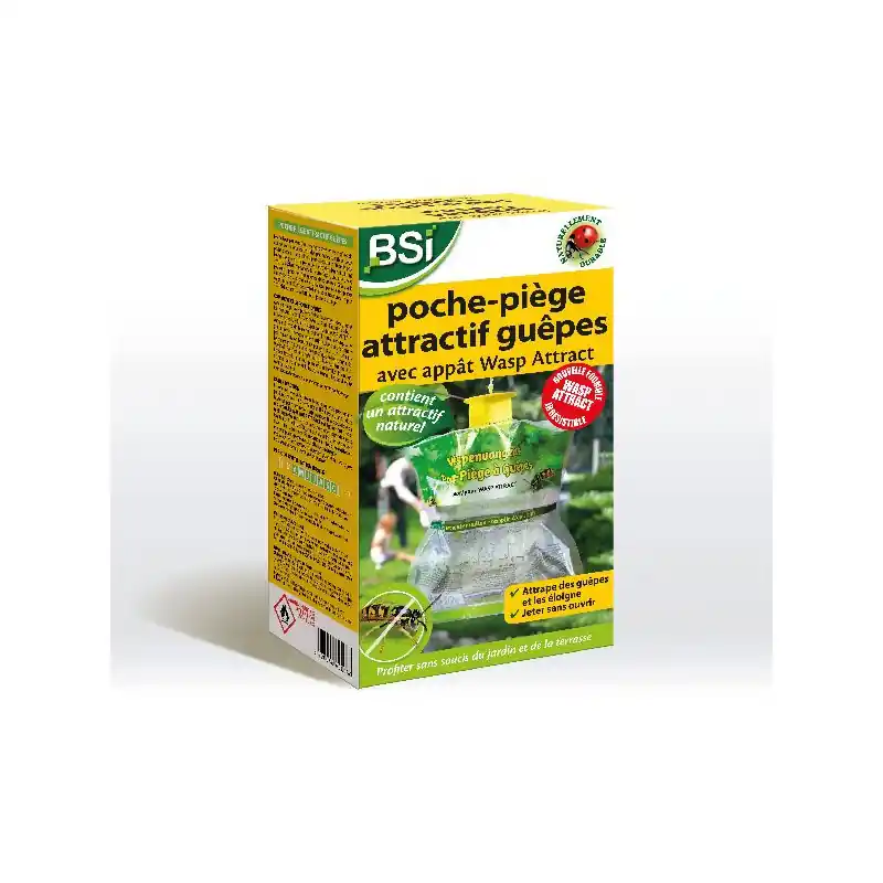 Poche-Piège à Guêpes et Frelons – Éliminateur Efficace pour Jardin et Extérieur BSI Offre Limitée