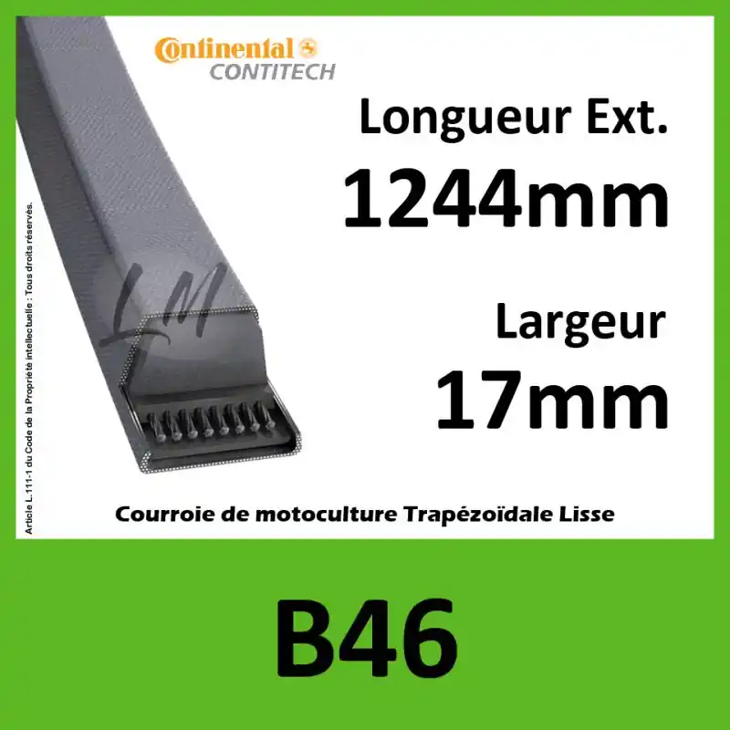 Acheter En Ligne Courroie B46 Continental
