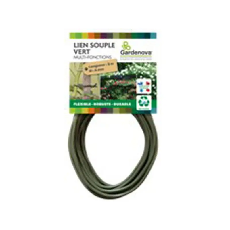 Prix Réduit Lien Souple Vert 4 mm - Bobine de 5 m pour Bricolage et Jardinage