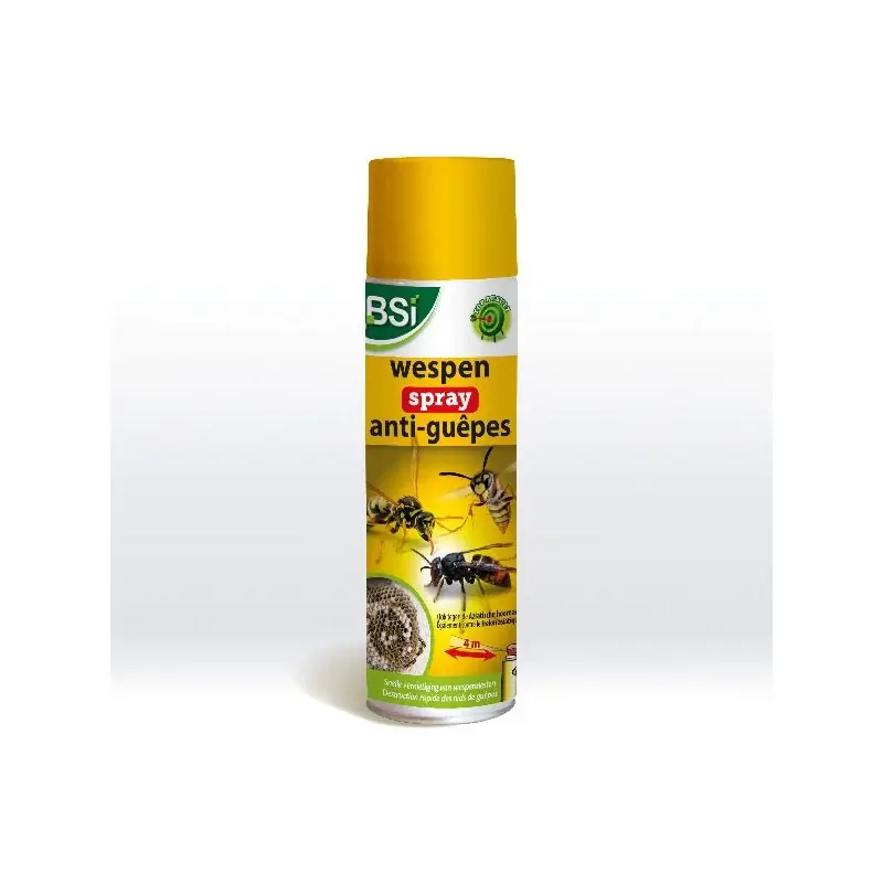 Spray Anti-Guepes Efficace 500 Ml – Protection Durable Contre les Guepes et Frelons BSI Offre Limitée