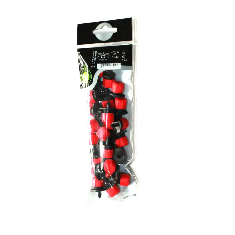 Goutteur Réglable 0 à 80 L/h – Lot de 25 Goutteurs pour Arrosage Précis Prix Choc
