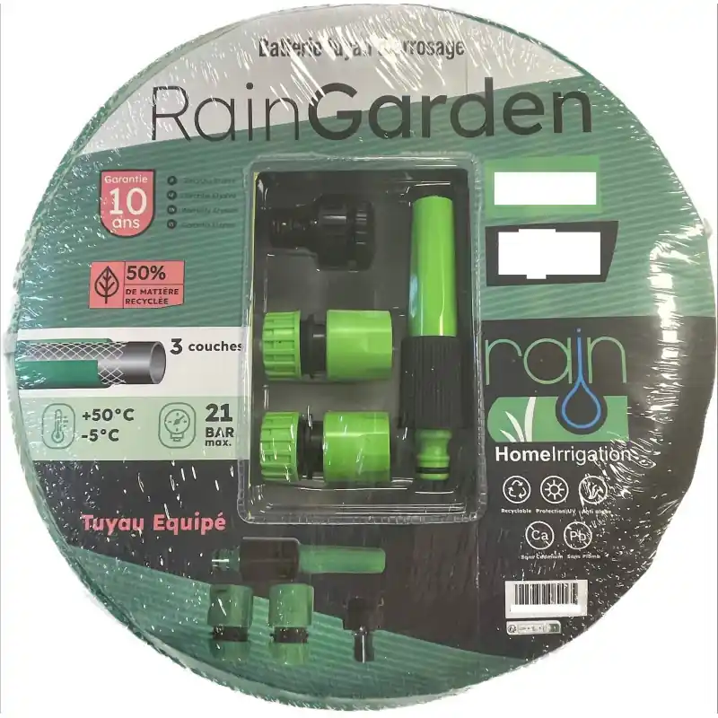 Batterie Tuyau Raingarden 15x15M – Système d‘Irrigation Écologique 21B Petit Prix