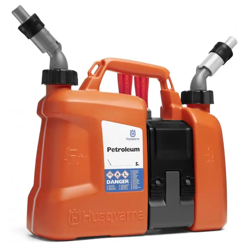 BIDON DOUBLE AVEC PORTE-OUTILS 5L – HUSQVARNA Prix Cassé