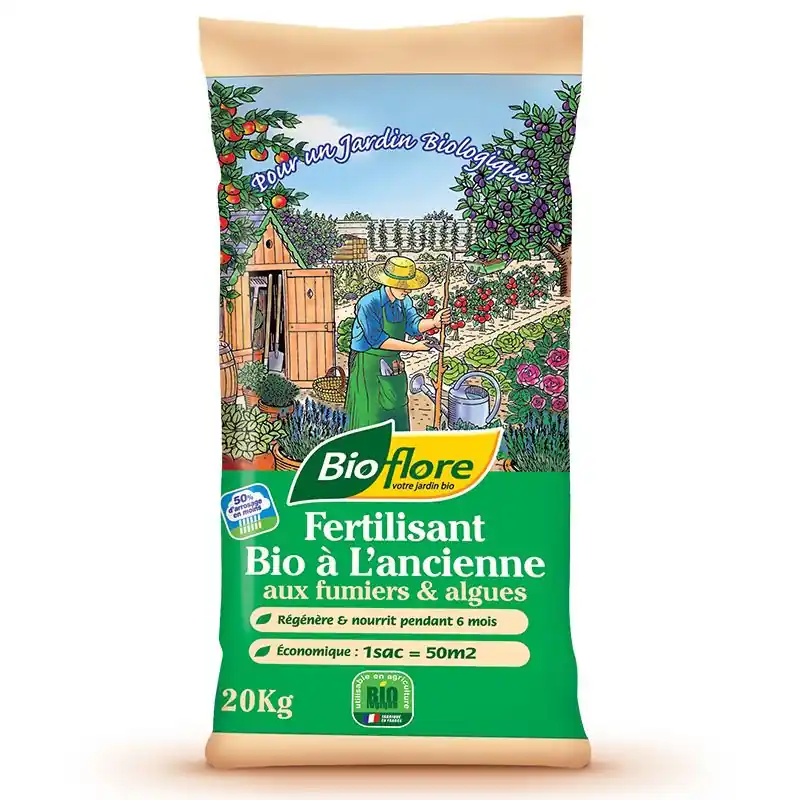 Meilleure Vente Bioflore fertilisant bio 20 kg