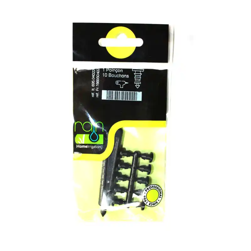 Kit Poinçon et 10 Bouchons – Outils de Fixation Pratiques et Efficaces Remise
