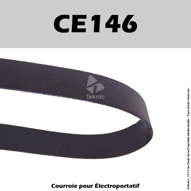Remise Courroie KITY Dégauchisseuse CK26 et Type 535