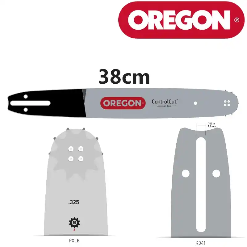 Expédition Rapide Guide chaine tronçonneuse 38 cm 325 058 64 dents