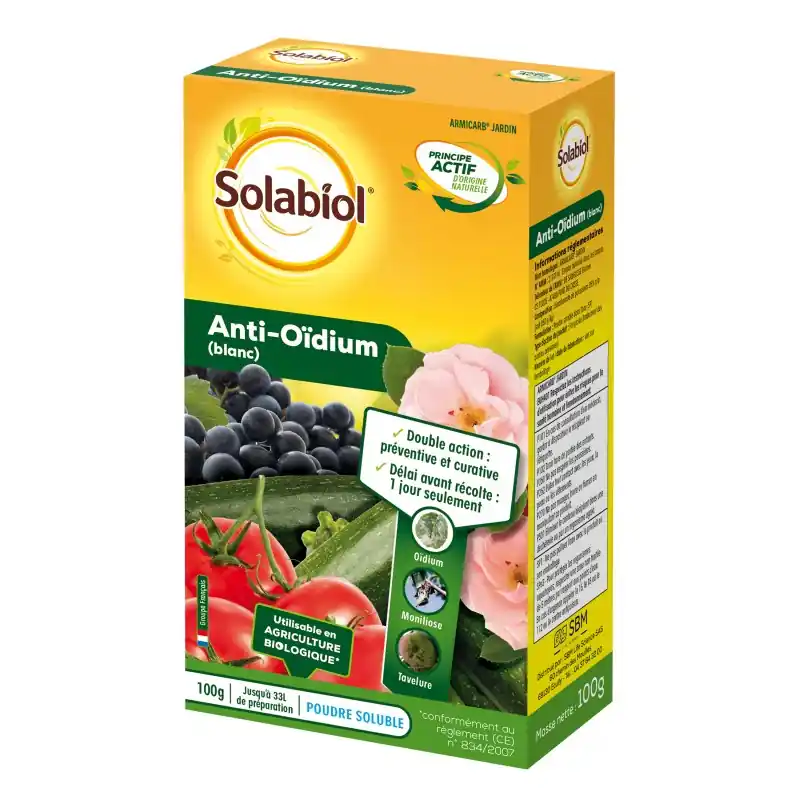 ANTI OIDIUM 100G – SOLABIOL Acheter Direct