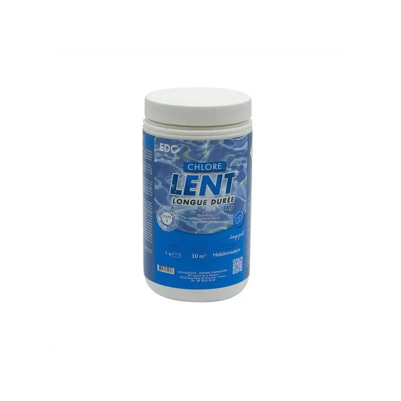 Chlore Lent Galets 250G Boite De 1 Kg Petit Prix
