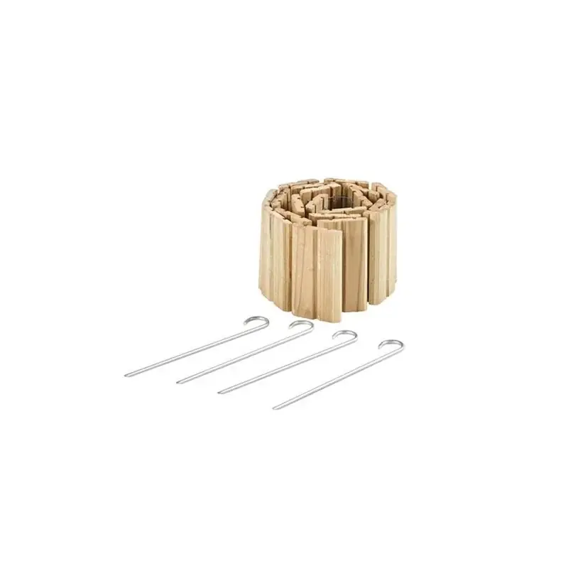 Vente Flash Bordure Cala Enroulée EP15 - 150x1764mm en bois - Décoration Extérieure Élégante