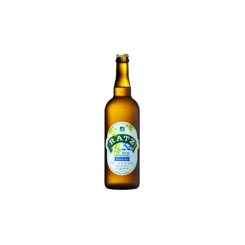 Haute Qualité BIERE BLANCHE BIO ARTISANALE 75CL – RATZ