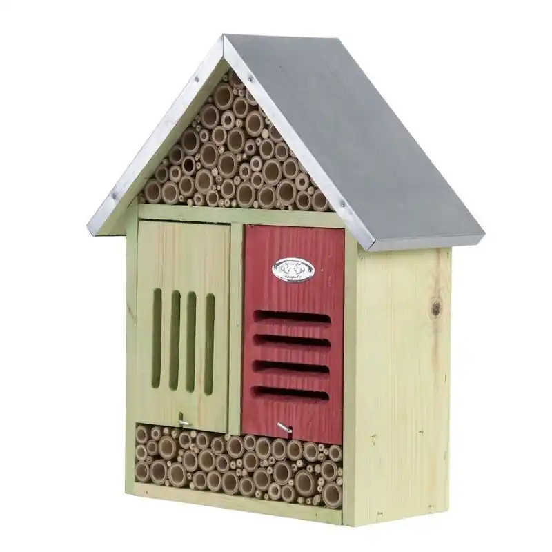 Dernier Modèle Hôtel à Insectes XL - Refuge Écologique pour Pollinisateurs et Insectes Bienfaiteurs