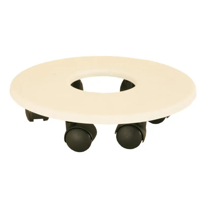 Nouveauté Support à roulettes D23 Blanc - Riviera pour un déplacement pratique et élégant