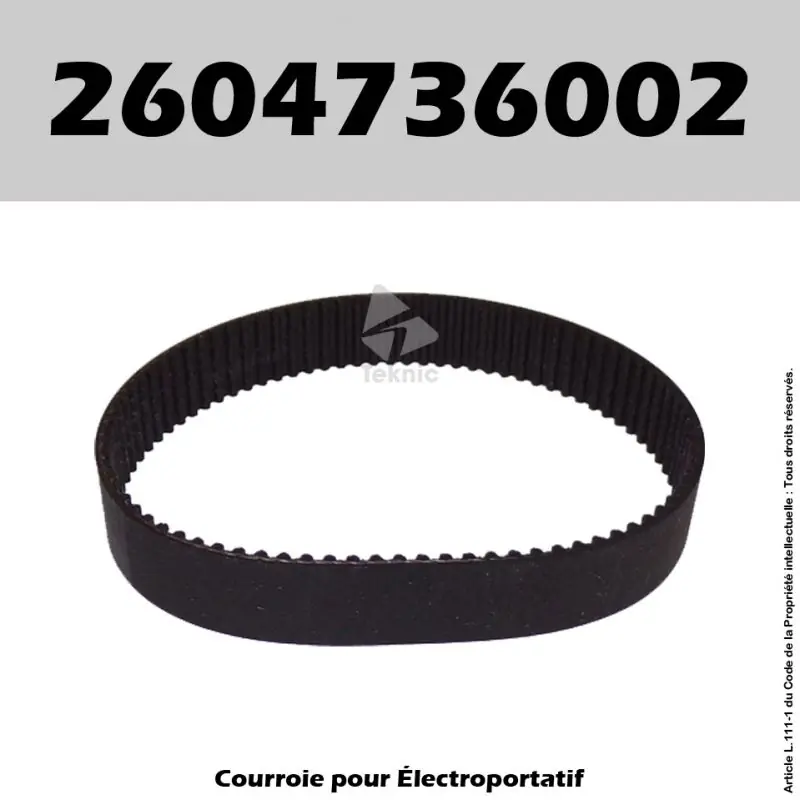 Achetez Aujourd&rsquo;hui Courroie Bosch 2604736002 – GHO3-82 (1592), PHO150, PHO2-82, PHO20-82 (3258), PHO200, PHO30-82 (3259), PHO300/3-82
